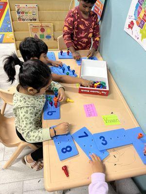 Reading, writing and math skills