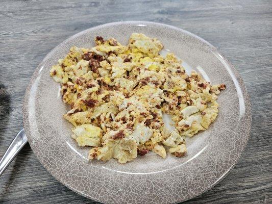 Eggs with Ground Meat