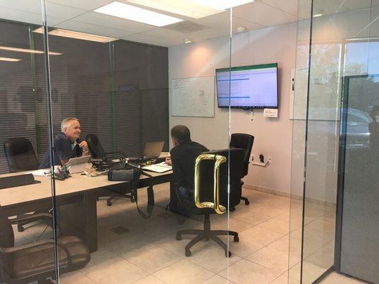 Comfortable conference room for chill one-on-ones