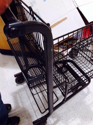They have carts with cup holders!