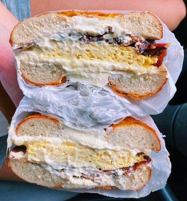 Egg and Cheddar Breakfast Sandwich