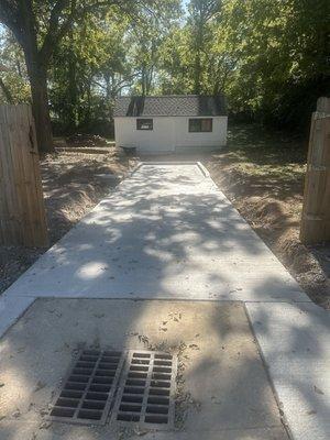 Thus is a photo from the street to the rear of our pad.