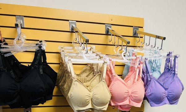 Assorted Wireless Bras.