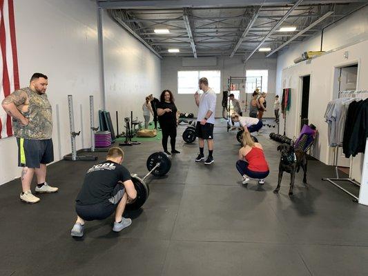 Meet Your Max! Our 1 rep max deadlift/floor press event!