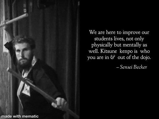 Fox of Peace is dedicated to its students , a one of a kind dojo