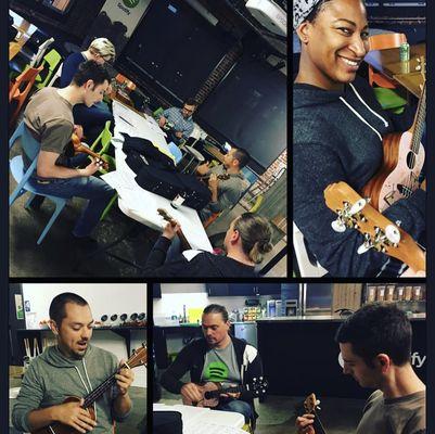 teaching at Spotify, SF