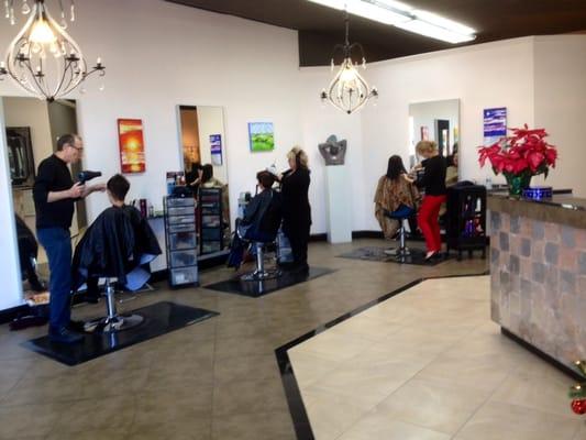 Marc the owner and stylists!