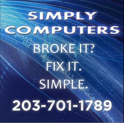 Simply Computers, 203-701-1789, www.s-comp.com