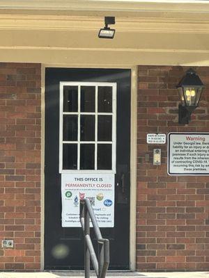 office is closed now and they don't answer the phone