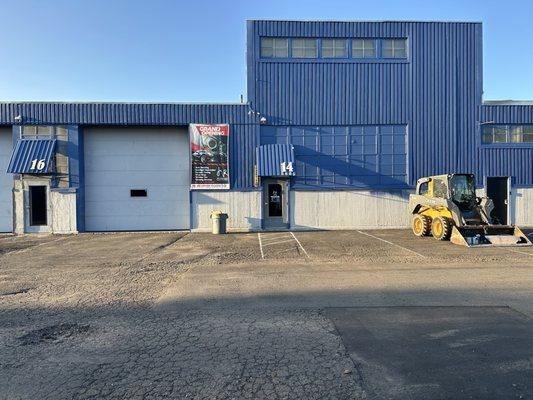 Exterior of shop
