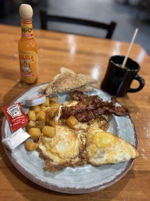 Americana breakfast plate