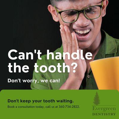 We are here for you.