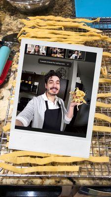 Pasta making class with Giancarlo from Indy Language Center!