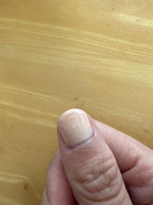 Not dry after 30-45 min