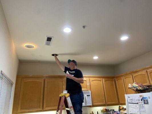 Installing new can lights