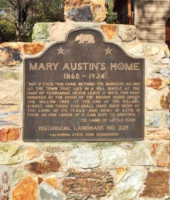 Mary Austin's Home