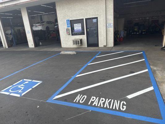 Handicap spot