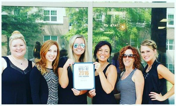Charlotte Observer runner up for Best Salon of Lake Norman!!!