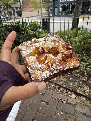 Apple almond brioche