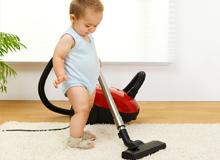 "I Got This!"....don't worry, we don't actually let the kids clean the carpets! We just like this picture.