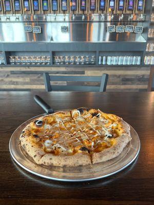 Buffalo chicken pizza!