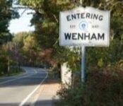 Entering Wenham at the Topsfield line.