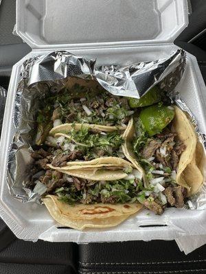 Carne asada tacos