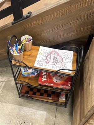 Coloring pages for the kids and games!