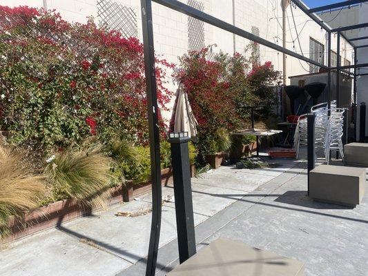 Nice sunny patio space