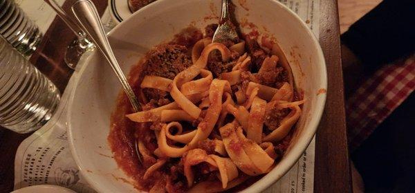 Meat pasta