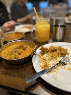 Lamb Tikka Masala Mango Lassi