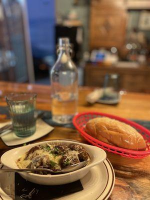 Lamb Meatballs & Garlic Bread