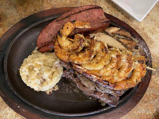 Sweetheart special portion of fajitas