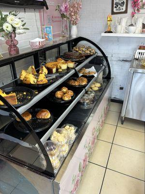 Delicious cakes and pastries