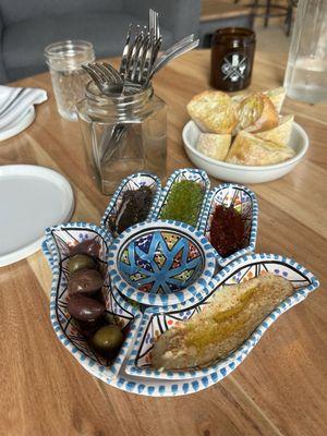 The Hand of Fatima & crusty bread - my fav!