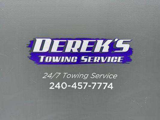 Derek's Towing Service Frederick, MD Logo