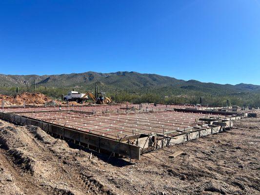 Post Tension slab installation