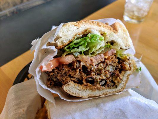 Soft shell crab po boy