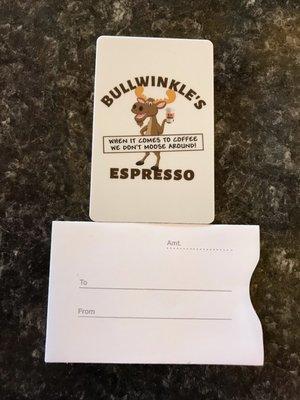 Bullwinkle's Gift Cards