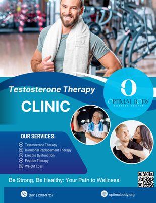 Our medical team at Optimal Body will provide personalized care to tailor your dosage and minimize potential side effects.