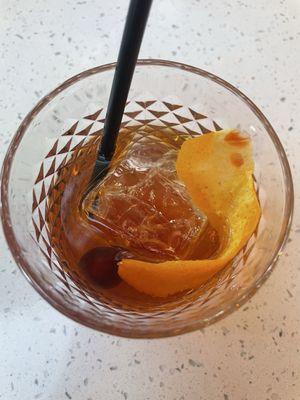 HSP OLD FASHIONED Buffalo Trace tempered with Bitters, Italian Cherry & Orange Oil