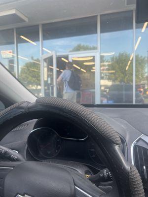 This man was disabled and could barely walk in.