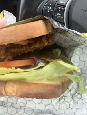 As you can see the sticker is on the tomato