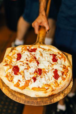 Gourmet Baked Ziti Pizza