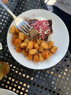 Get the meatloaf, this picture doesn't do it justice