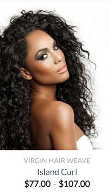 Island Curl: $77 - $107