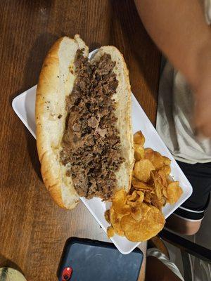 Cheesesteak...they forgot the lettuce