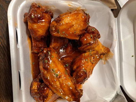 Hot honey wings