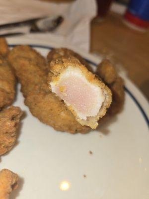I was eating my chicken and pancakes and had the taste of raw chicken in my mouth when I saw this!
