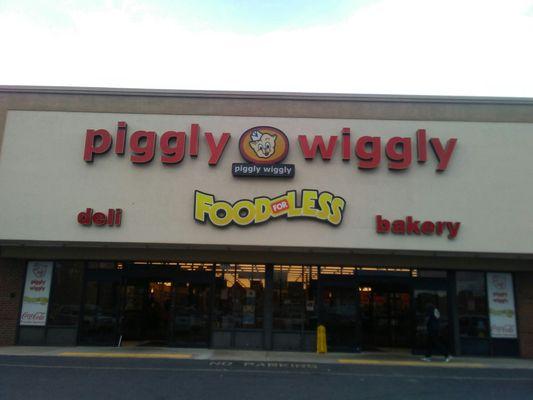 This is the inside of the store , different varieties of groceries